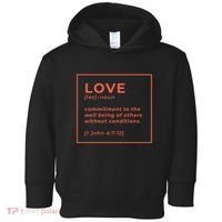 Love Definition John 4:7-12 Toddler Hoodie thumb 0