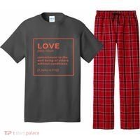 Love Definition John 4:7-12 Pajama Set thumb 0