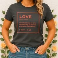 Love Definition John 4:7-12 Women's T-Shirt thumb 2