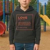 Love Definition John 4:7-12 Kids Hoodie thumb 2