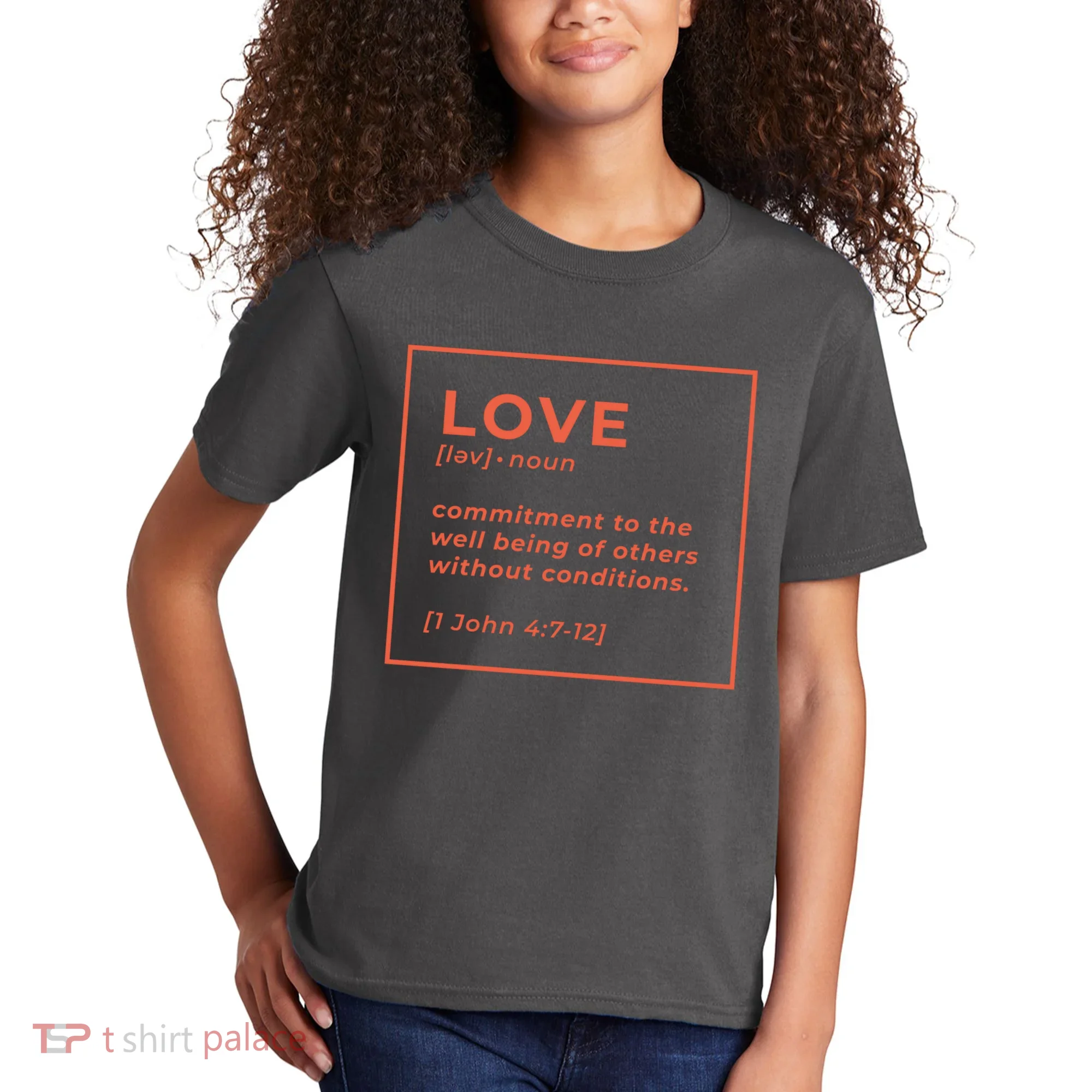 Love Definition John 4:7-12 Kids T-Shirt