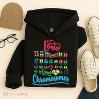 Love Doesn't Count Chromosomes Hoodie thumb 4