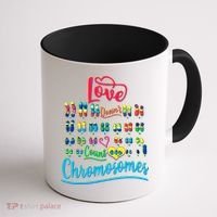 Love Doesn't Count Chromosomes Coffee Mug thumb 1
