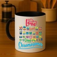 Love Doesn't Count Chromosomes Coffee Mug thumb 4