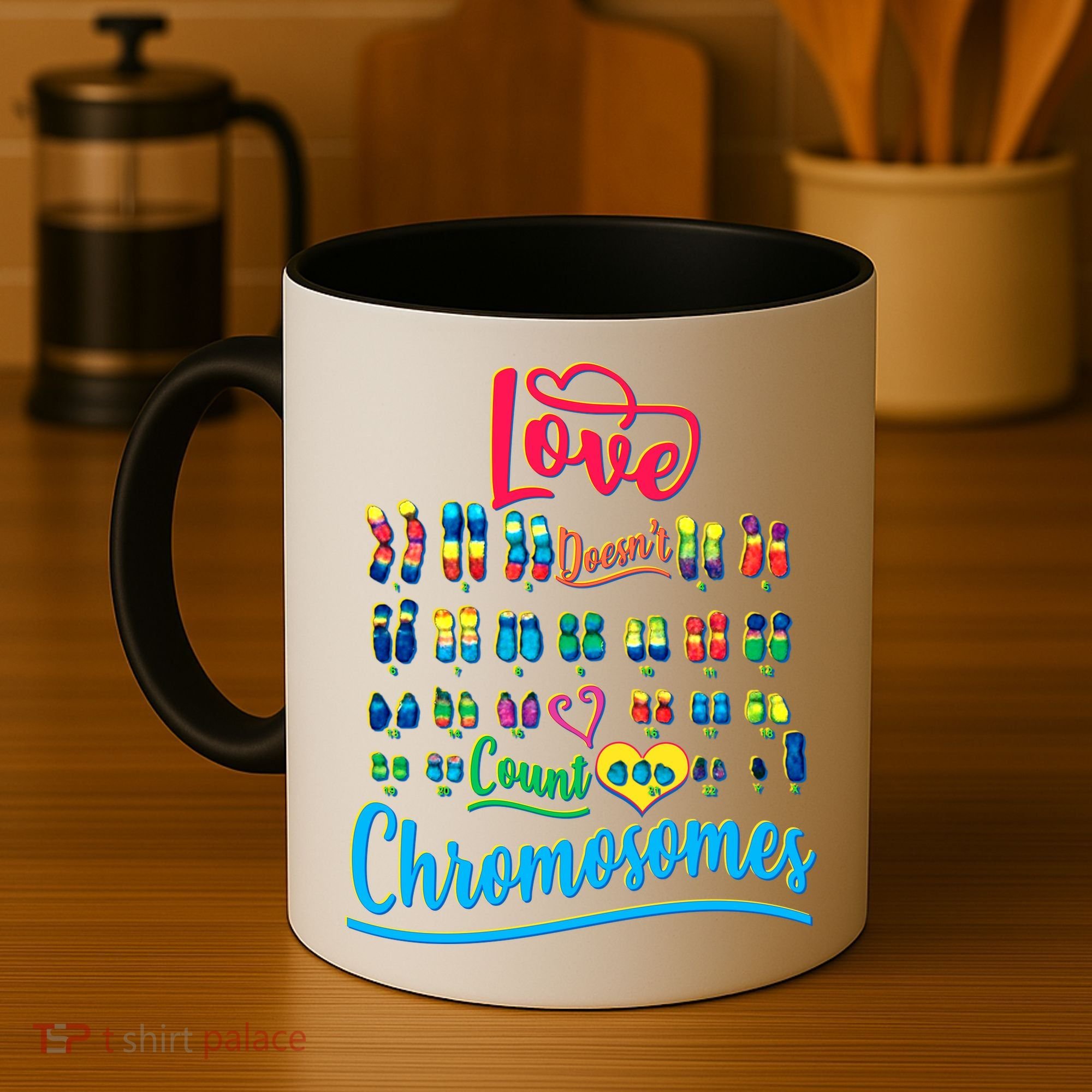 Love Doesn't Count Chromosomes Coffee Mug