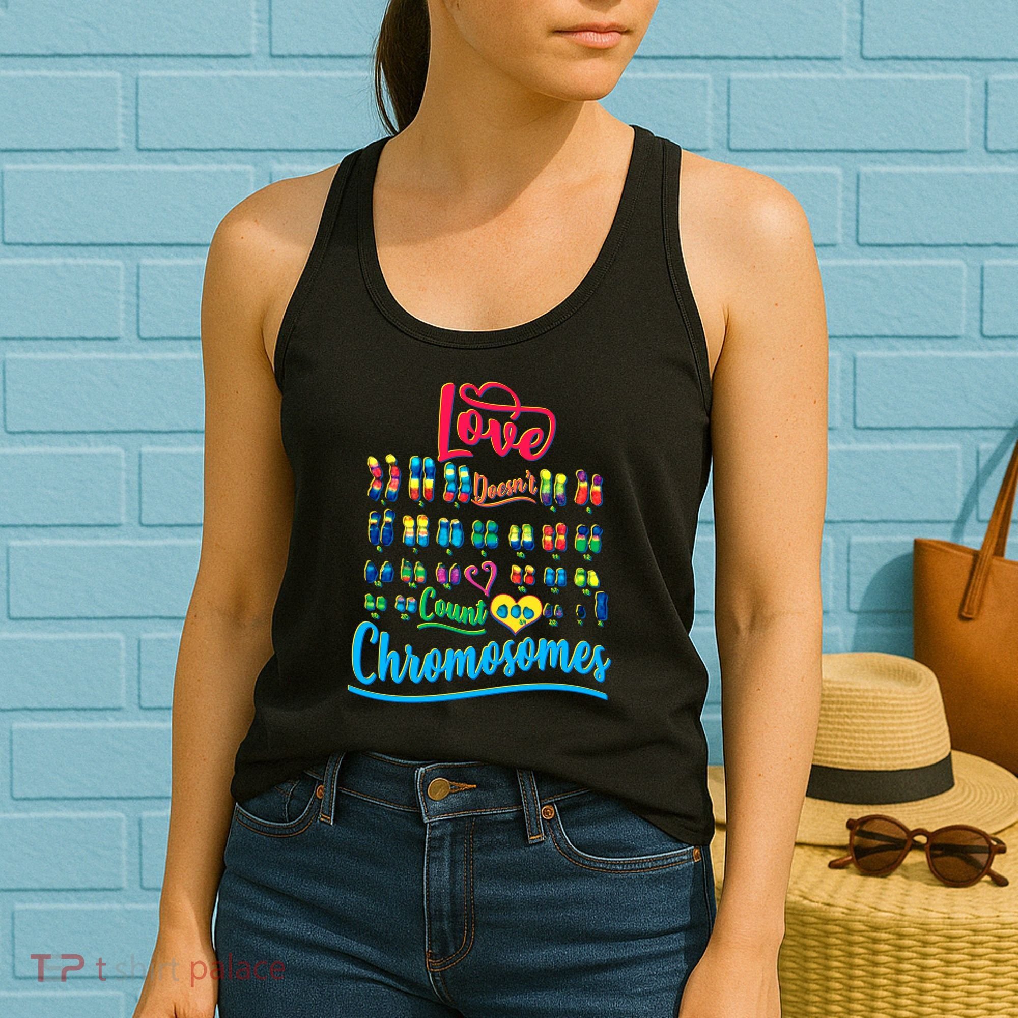 Love Doesn't Count Chromosomes Women's Tank Top