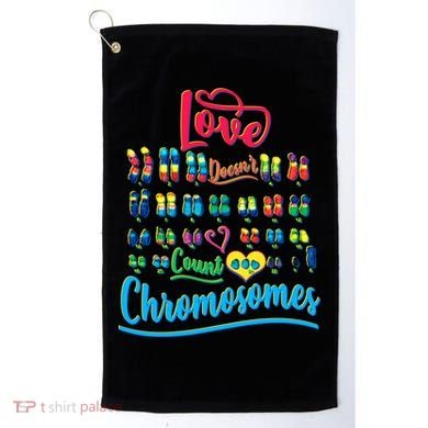 Love Doesn't Count Chromosomes Golf Towel