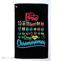 Love Doesn't Count Chromosomes Golf Towel thumb 0