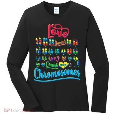Love Doesn't Count Chromosomes Women's Long Sleeve Shirt