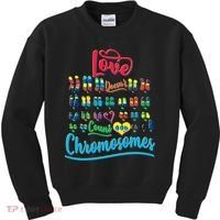 Love Doesn't Count Chromosomes Kids Sweatshirt thumb 0