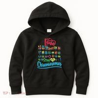 Love Doesn't Count Chromosomes Kids Hoodie thumb 0