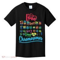 Love Doesn't Count Chromosomes Kids T-Shirt thumb 0