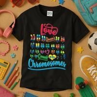 Love Doesn't Count Chromosomes Kids T-Shirt thumb 3