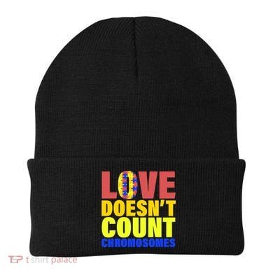 Love Doesn't Count Chromosomes Down Syndrome Beanie