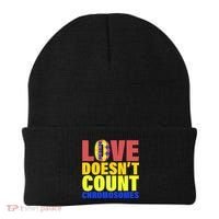 Love Doesn't Count Chromosomes Down Syndrome Beanie thumb 0