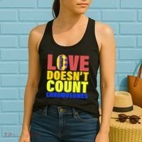 Love Doesn't Count Chromosomes Down Syndrome Women's Tank Top thumb 2