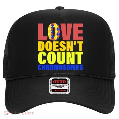 Love Doesn't Count Chromosomes Down Syndrome Hat