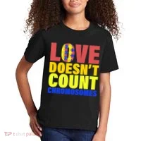 Love Doesn't Count Chromosomes Down Syndrome Kids T-Shirt thumb 2