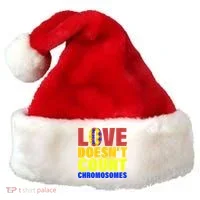 Love Doesn't Count Chromosomes Down Syndrome Santa Hat thumb 0