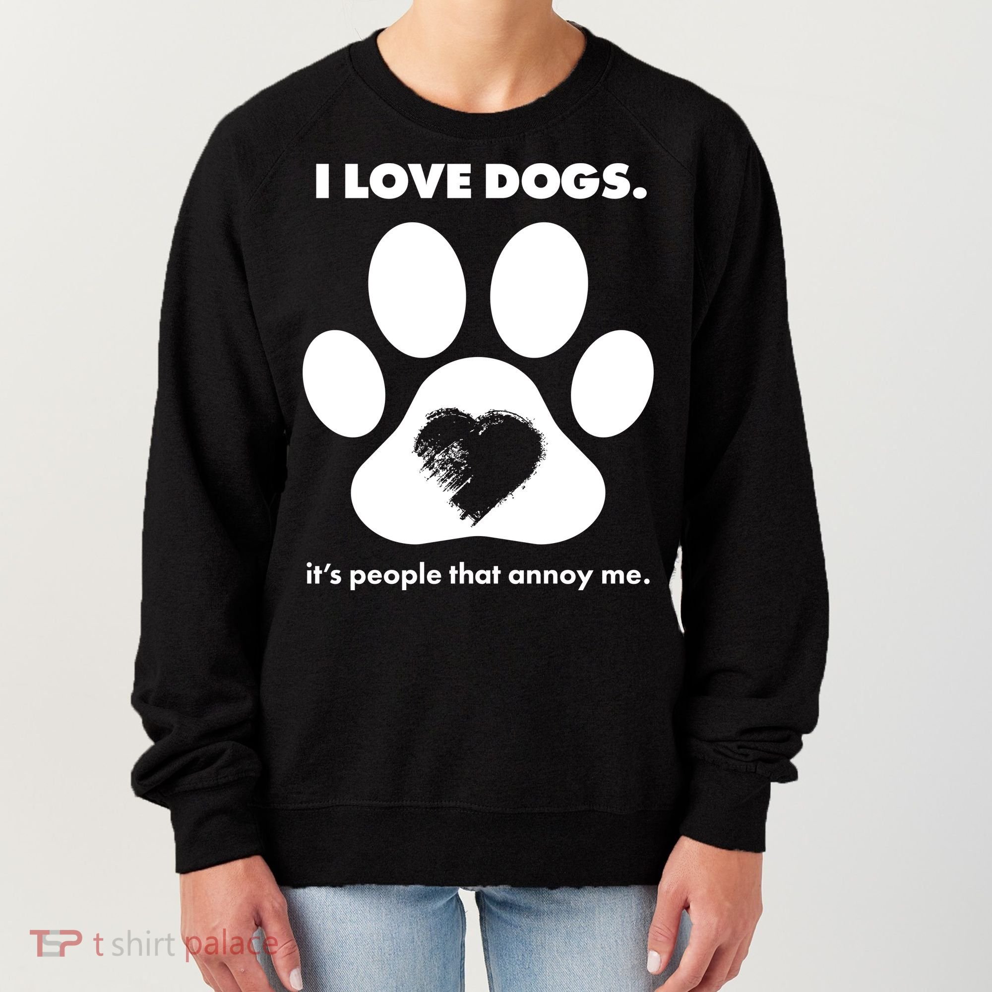 Love Dogs Hate People Women's Sweatshirt