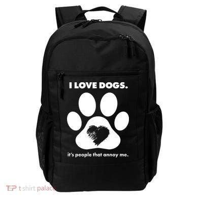Love Dogs Hate People Backpack