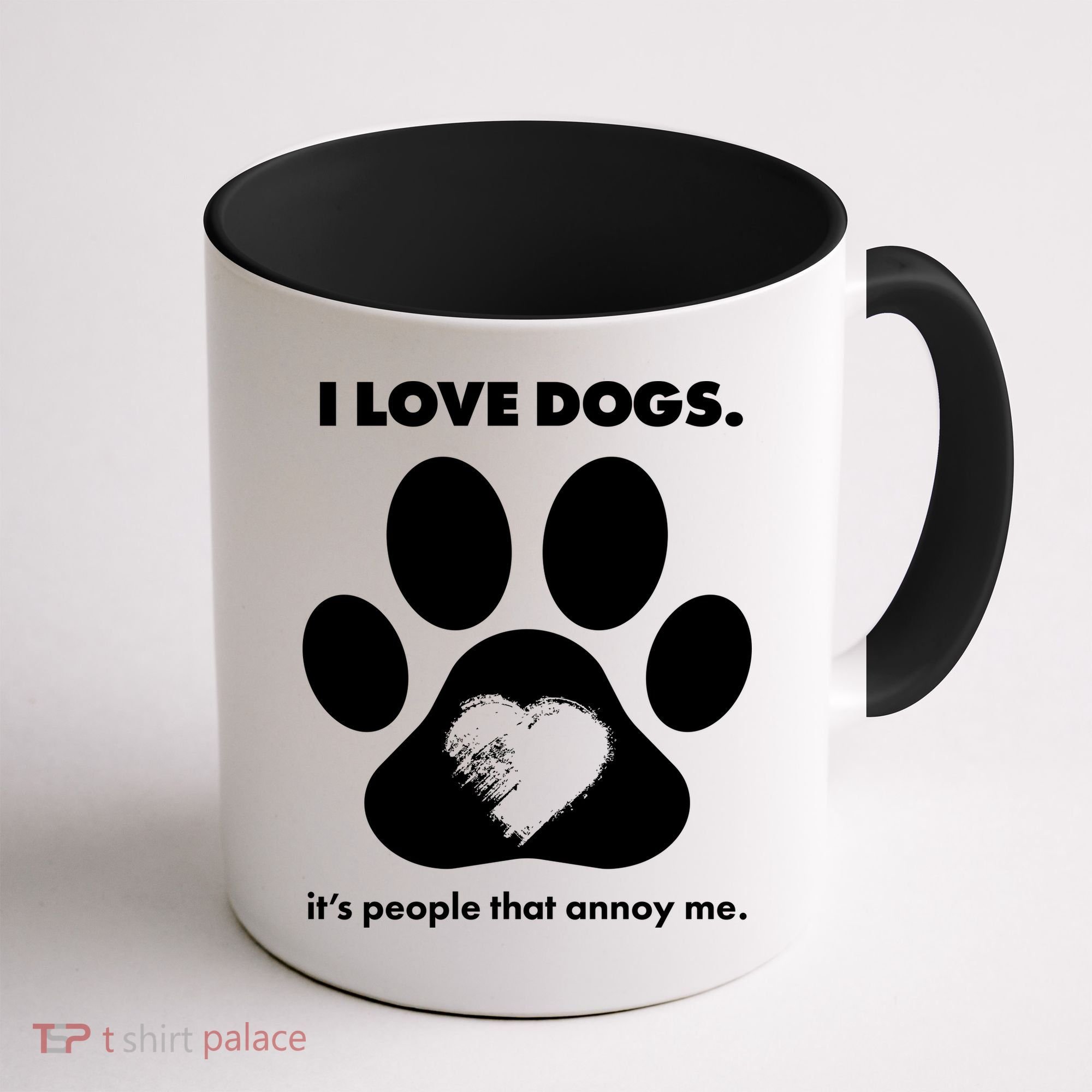Love Dogs Hate People Coffee Mug
