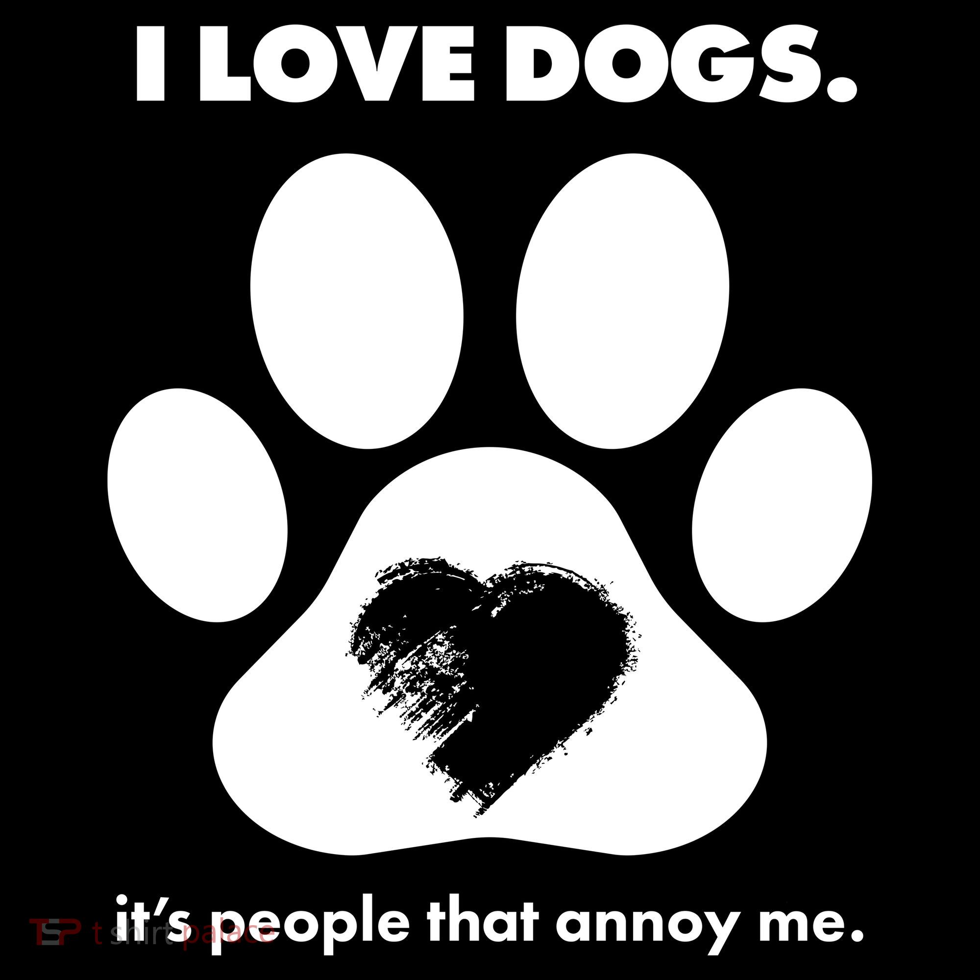 Love Dogs Hate People Women's Hoodie