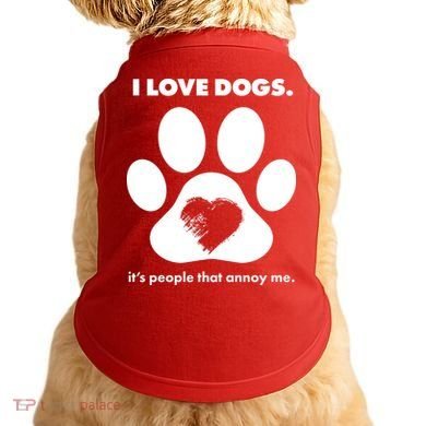 Love Dogs Hate People Doggie Tank