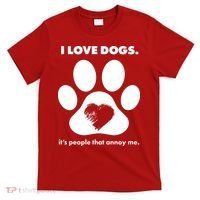 Love Dogs Hate People T-Shirt thumb 0