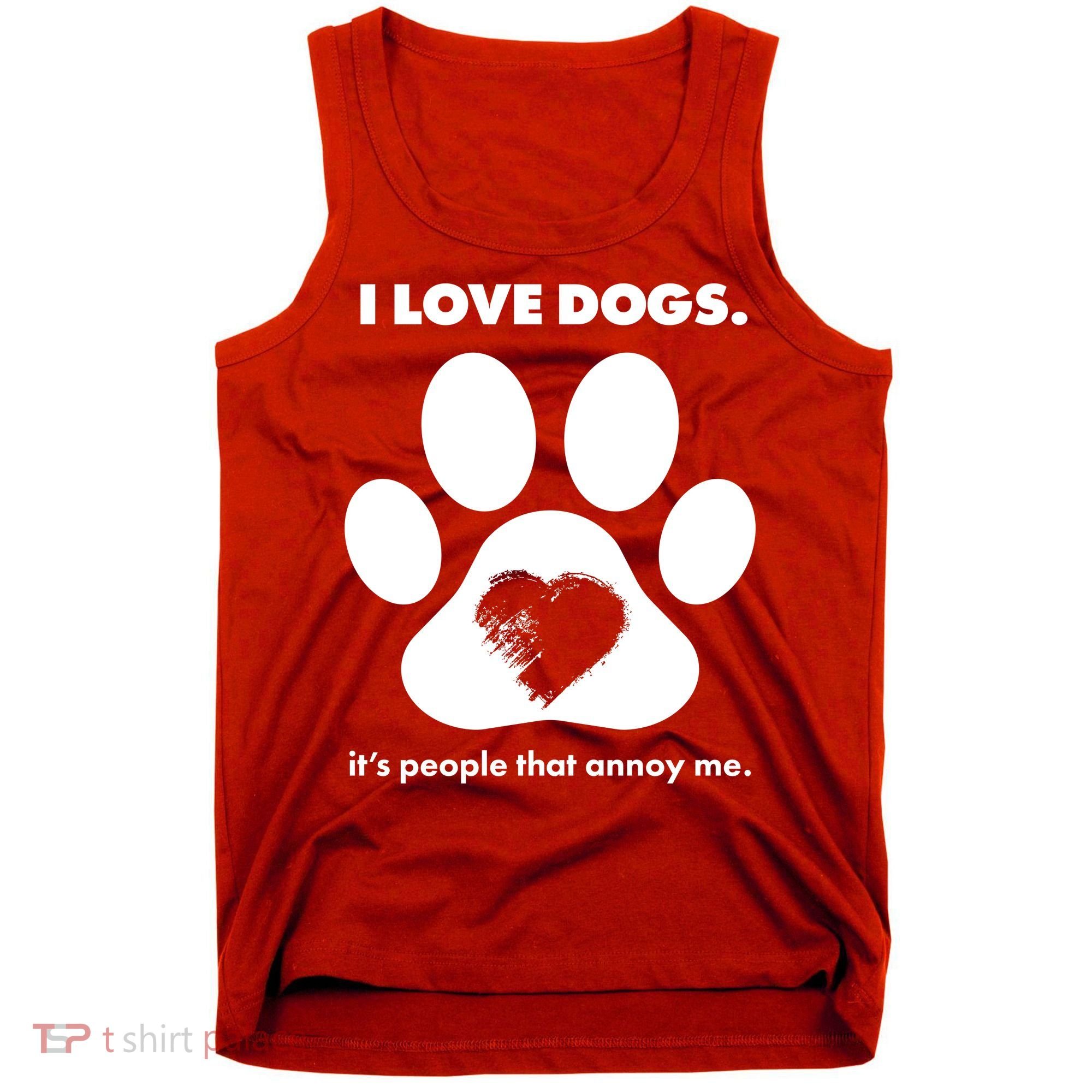Love Dogs Hate People Tank Top