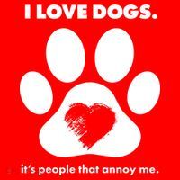 Love Dogs Hate People Kids T-Shirt thumb 4