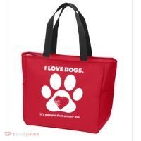 Love Dogs Hate People Tote Bag thumb 3