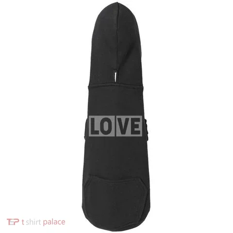 Love Dot Pattern Doddie Hoodie in the selected color