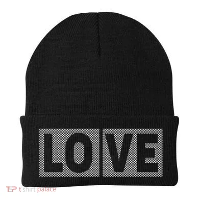 Love Dot Pattern Beanie