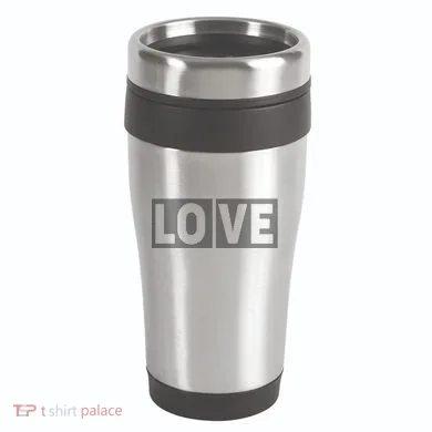 Love Dot Pattern 16oz Travel Tumbler