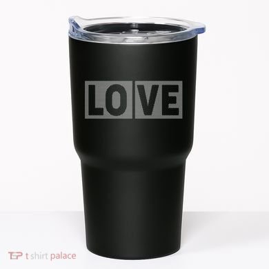 Love Dot Pattern Tumbler