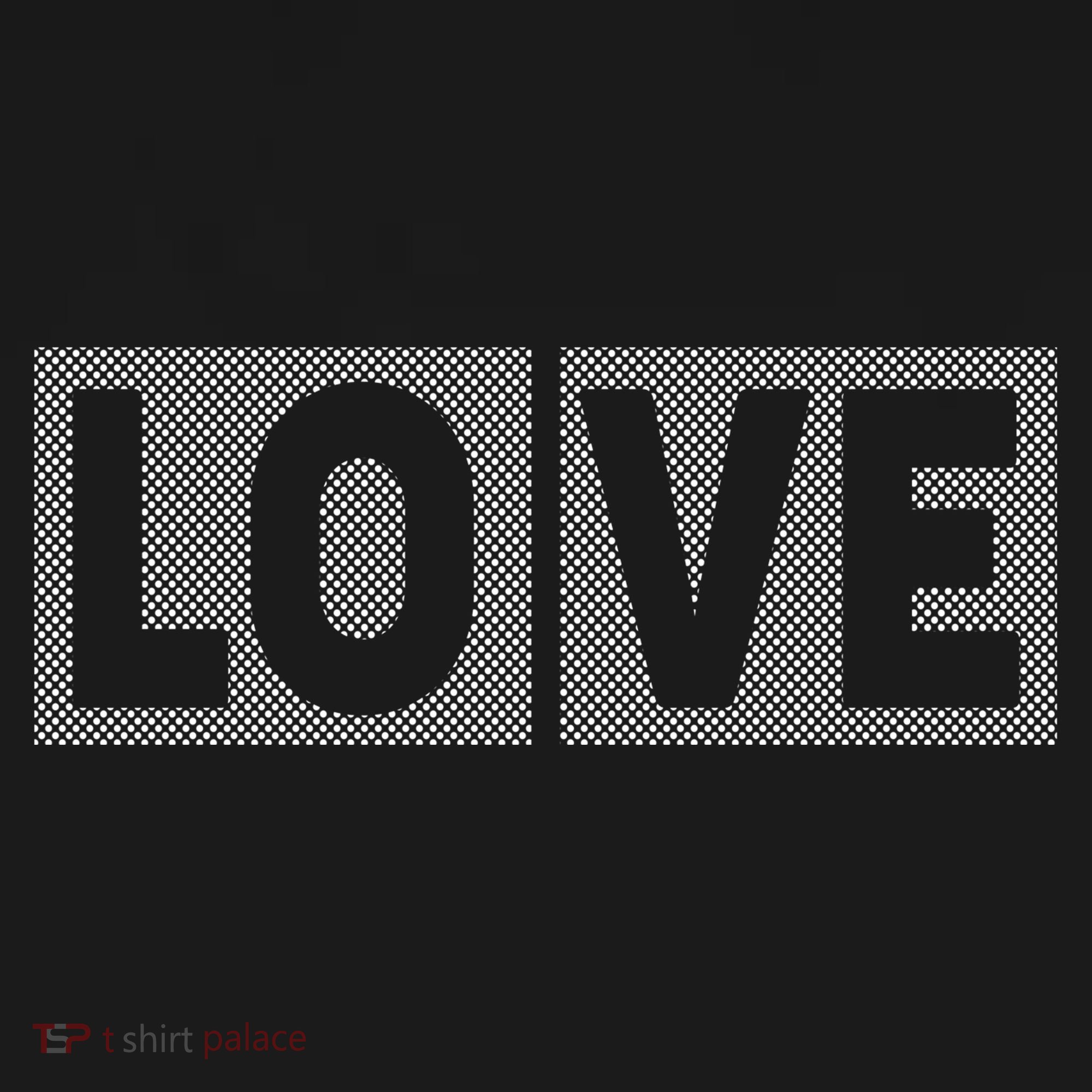 Love Dot Pattern Ornament