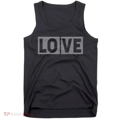 Love Dot Pattern Tank Top