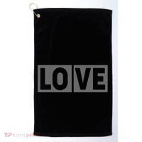 Love Dot Pattern Golf Towel thumb 0