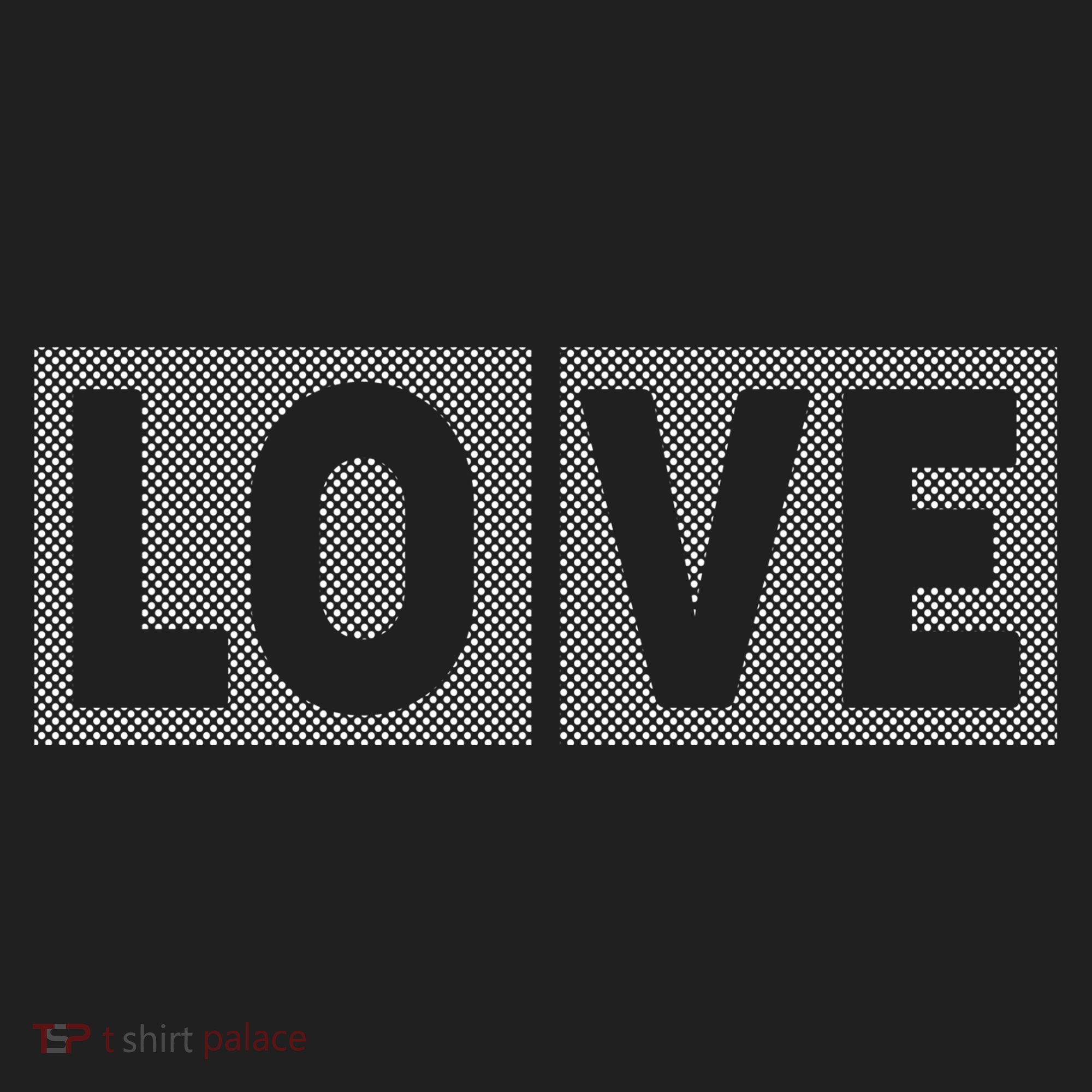 Love Dot Pattern Golf Towel