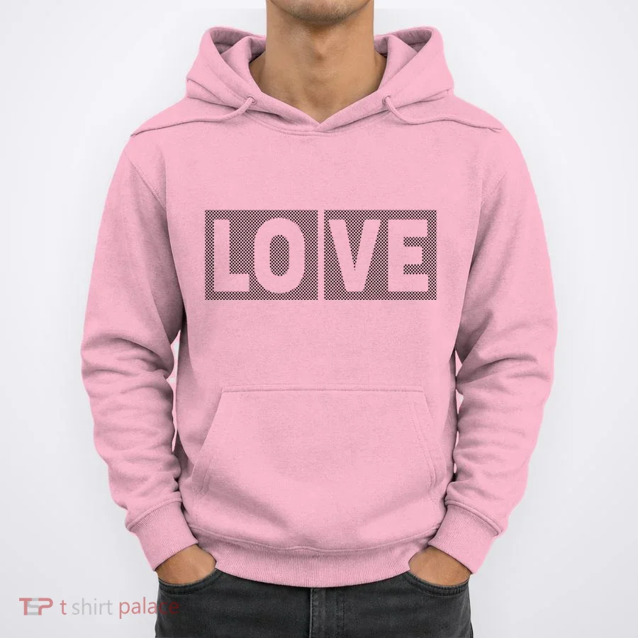 Love Dot Pattern Hoodie