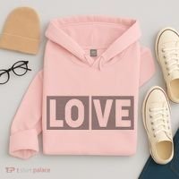 Love Dot Pattern Hoodie thumb 4