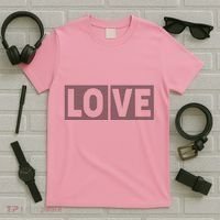 Love Dot Pattern T-Shirt thumb 5