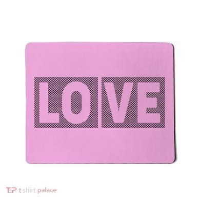 Love Dot Pattern Mousepad