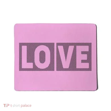 Love Dot Pattern Mousepad