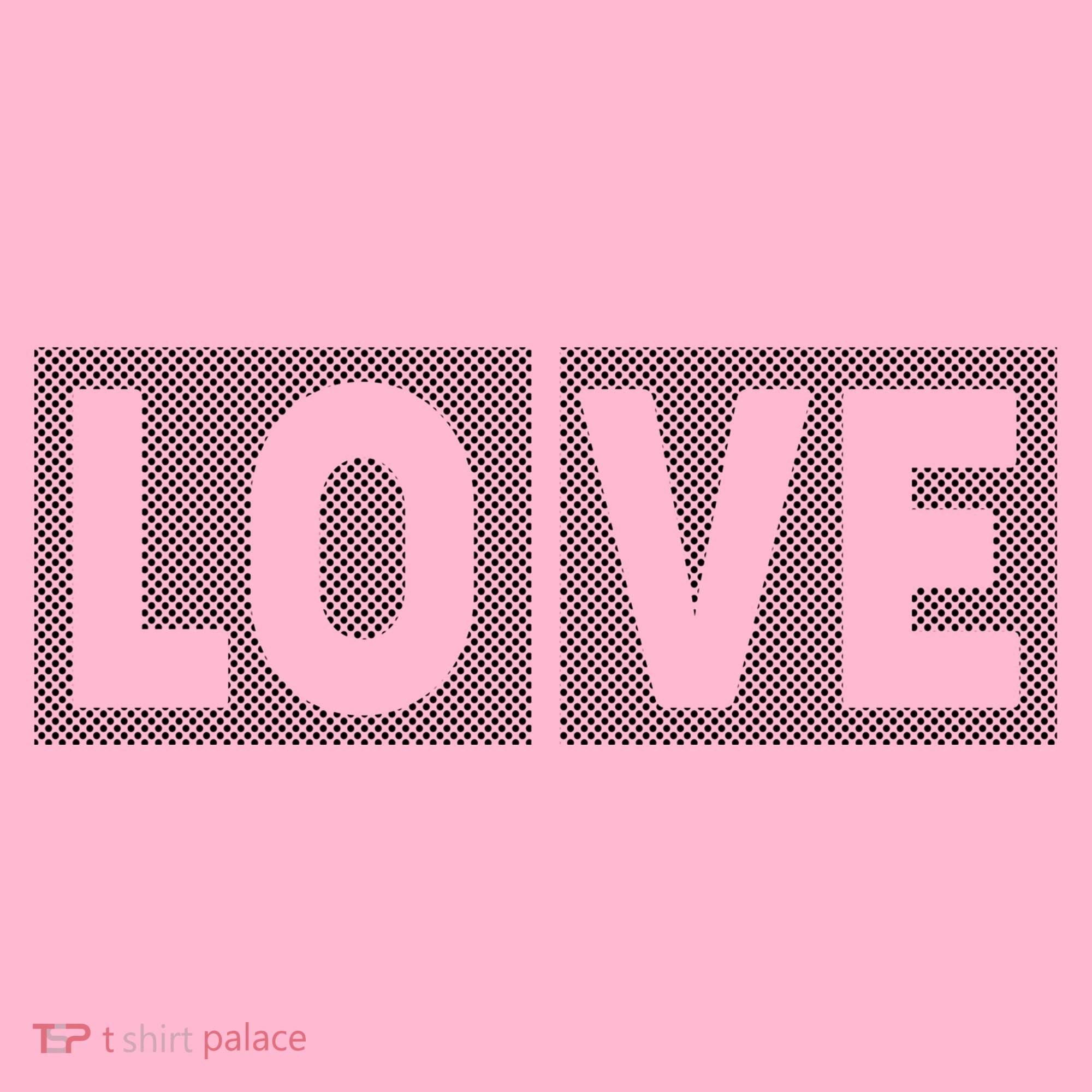 Love Dot Pattern Mousepad