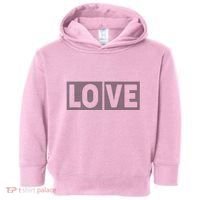 Love Dot Pattern Toddler Hoodie thumb 0