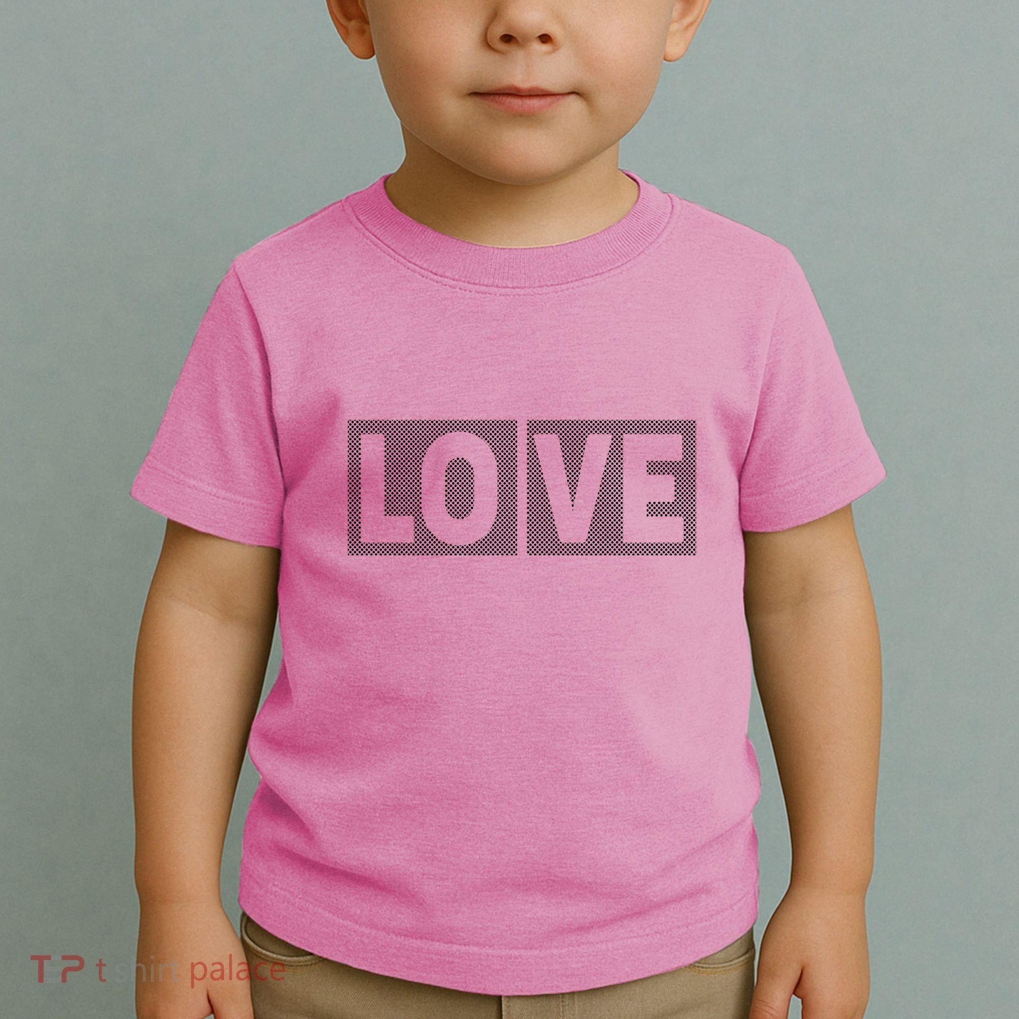 Love Dot Pattern Toddler T-Shirt