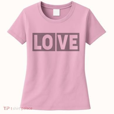 Love Dot Pattern Women's T-Shirt