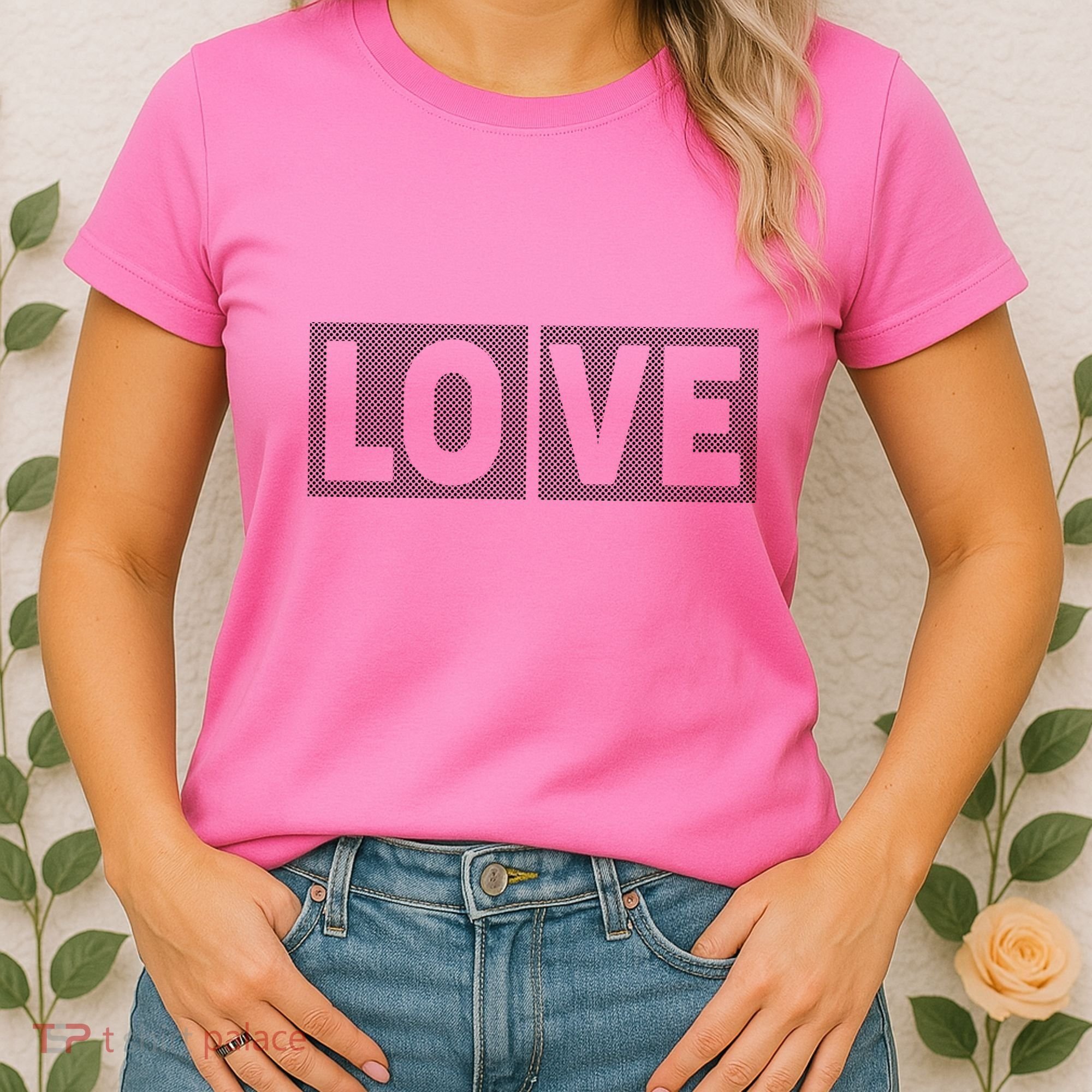 Love Dot Pattern Women's T-Shirt